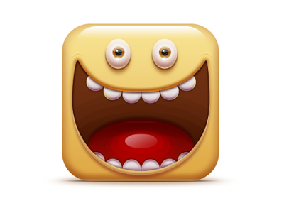 Smile app design games icon ios logo paco