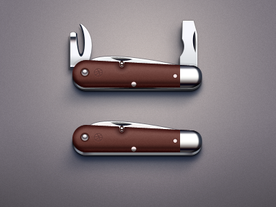 Dribbble Knife china dribbble icon knife logo paco swissarmyknife