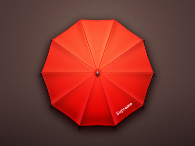 Supreme Umbrella by Paco on Dribbble