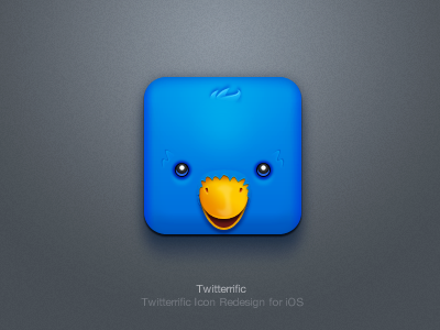 Twitterrific iOS Icon by Paco on Dribbble