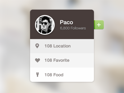 Food Tag design favorite food green icons location paco tag ui web widget