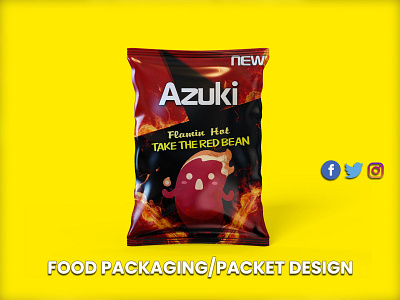 Food Packet Design branding food food design food promotion graphic design illustration instagram post packaging ui