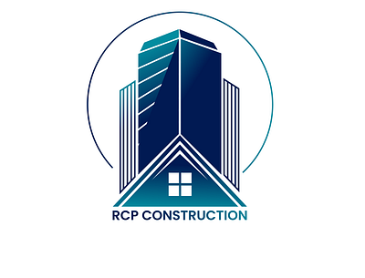 Approved Logo Design for RCP Construction branding design graphic graphic design graphicdesign illustration logo logodesign logodesigns ui