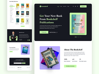 Book Publisher's Website Design