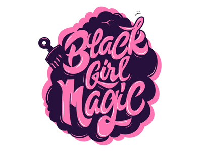 Black Girl Magic black girl magic type typography