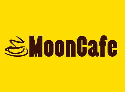 Moon Cafe Logo Design animal cool design logo minimal symbol typography vintage