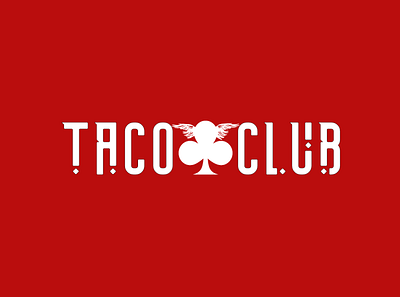 Taco Club Logo Design branding cool design icon logo minimal symbol typography vector vintage