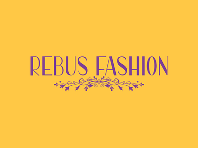 Rebus Fashion Logo cool design icon logo minimal symbol typography vector vintage web