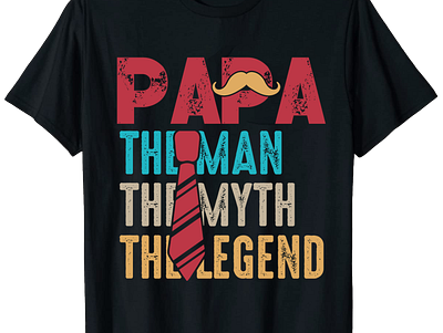 Papa T shirt design papa t shirt t shirt typography art vinatge t shirt