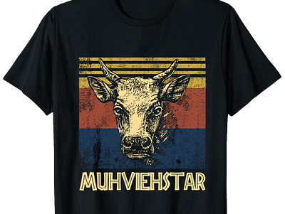 Muhviehstar T shirt logo muhviehstar t shirt typography art vinatge t shirt