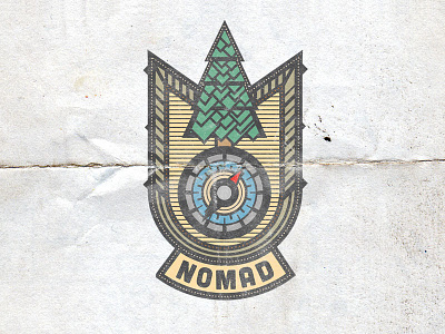 Nomad Patch adventure alpine compass explore mountain nomad patch tree wander