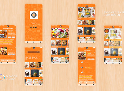 FOOD ORDER APP UI/UX DESIGN adobe adobe photoshop adobe xd advertising app app design behance fiverr food food app food delivery foodie freelance logodesign social media ui ui ux uidesign uiux uiuxdesigner