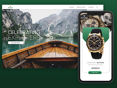 Rolex Webdesign