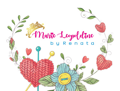 Marie Leopildine 01 branding design illustration logo typography