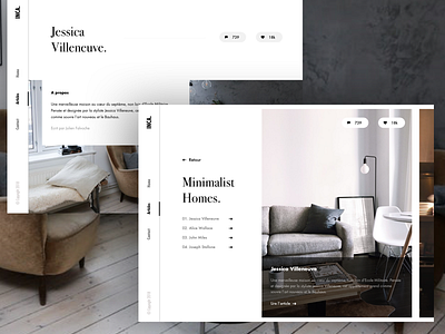 #11 Minimalist Homes agency clean design designer freelance interactive motion paris ui ux
