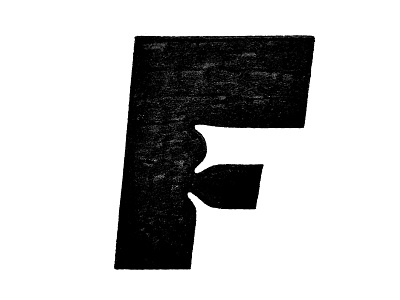 F is for Forever design f font forever graphic ink trap letter letters type typographic typography