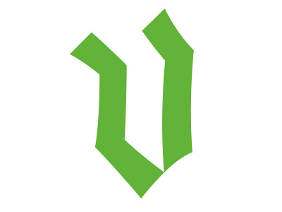 V is for Velociraptor blackletter design font graphic green letter lettering type typographic typography v velociraptor
