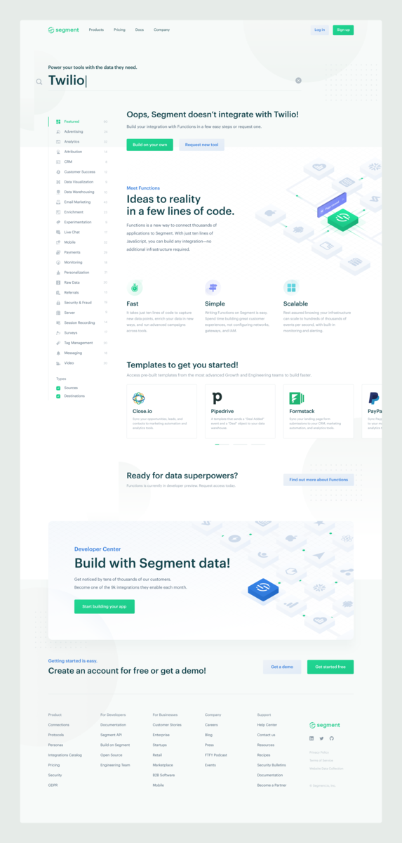 Segment — Catalog by Damien Redecki on Dribbble