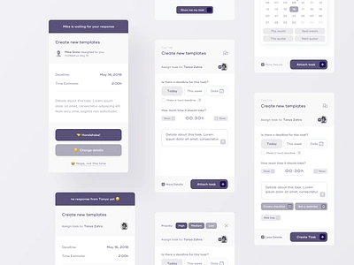 GipsyBot — Handshake branding calendar design experience gmail interface mail product product design prototype startup task todo tonik ui user flow ux web wireframes