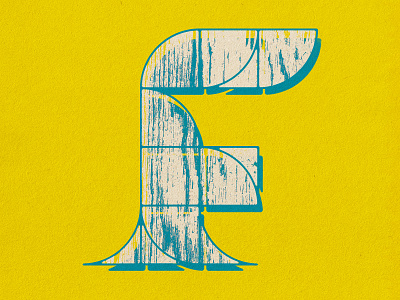 OK_36DOT_F 36daysoftype 36daysoftype f alphabets custom type letter f logo type design typography yellow