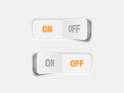 White ON / OFF Switch - ZWANG's GUI set