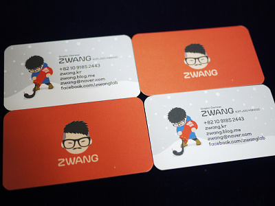 ZWANG business card for Winter businesscard namecard winter zwang