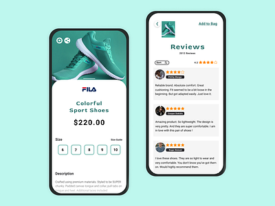 Foot Perfect : Shoe App UI Design