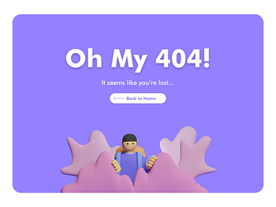 404 Error Page Design 404 design error 404 error page ui ui design user interface ux web design webpage website design
