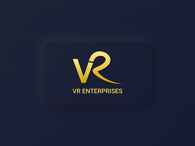 VR Enterprises Logo branding logo logo design logo designers typography