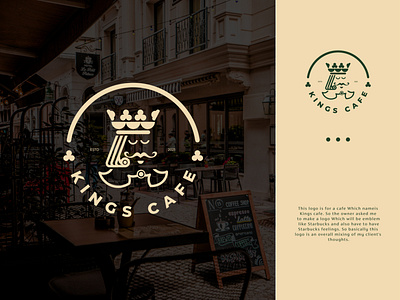 Kings Cafe Logo concept