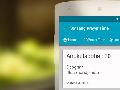 Satsang Prayer App. designing moblile app ux