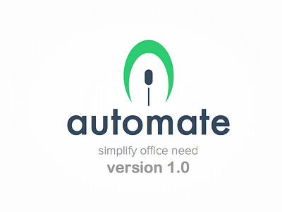 Automate Logo application graphics illustration illustrator logo design ux