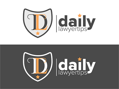 Logo for Lawyer Blog design illustrator logo