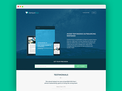 Ebook Download Landing Page illustrator landing page photoshop