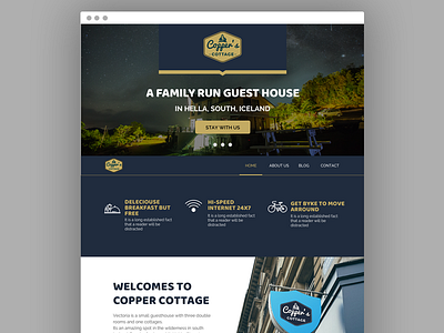 Copper Cottage Website Design