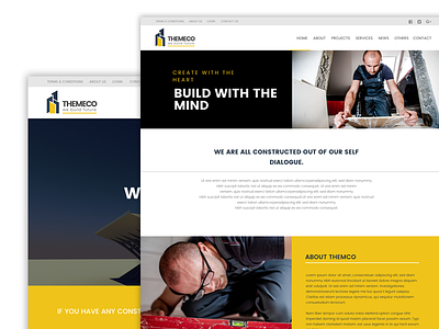 Expanded Demo - Construction Agency agency construction landing page web