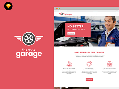 Auto Garage website template