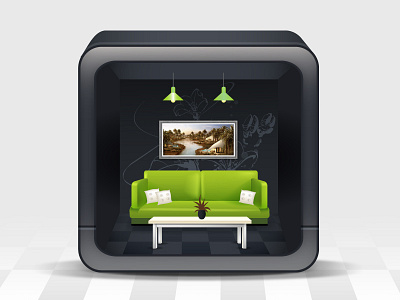 Interior App Icon android app icon download free furniture house icon illustration interior iphone ui ux