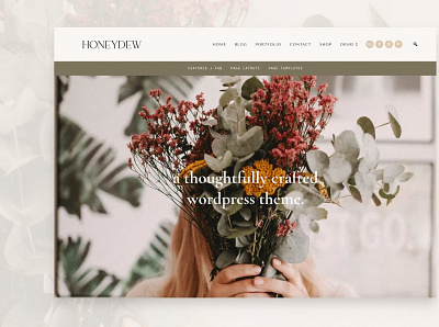 Honeydew- Business + Portfolio Theme business business theme web business theme web themes wordpress wordpress blog wordpress theme