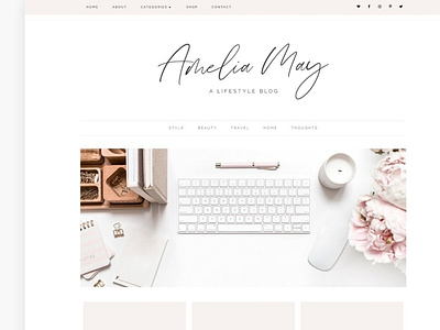 Amelia May Wordpress Theme