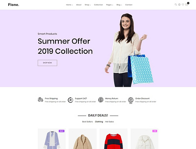 Flone – Minimal WooCommerce WP Theme ecommerce shop ecommerce website minimal design minimal theme web theme wordpress theme