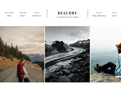 Beaudry Wordpress Theme branding graphic design photography web themes wordpress template wordpress theme