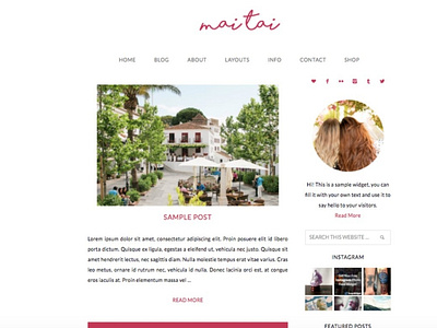 MAI TAI WORDPRESS THEME