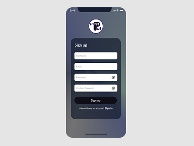 Daily UI #001 | Sign Up Page