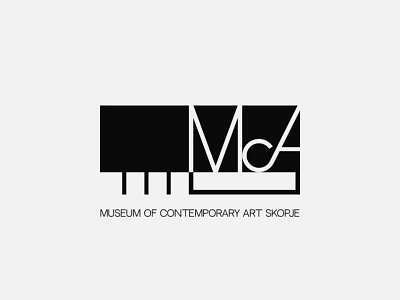 MCA concept logo branding contemporary design illustration logo logo design minimal museum