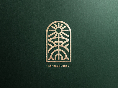 Kingsburry - elegant minimalistic logo branding design graphic design logo
