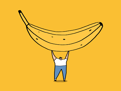 Welcome Banana Shelf banana card ideas comedy funny art funny illustration humour illustration