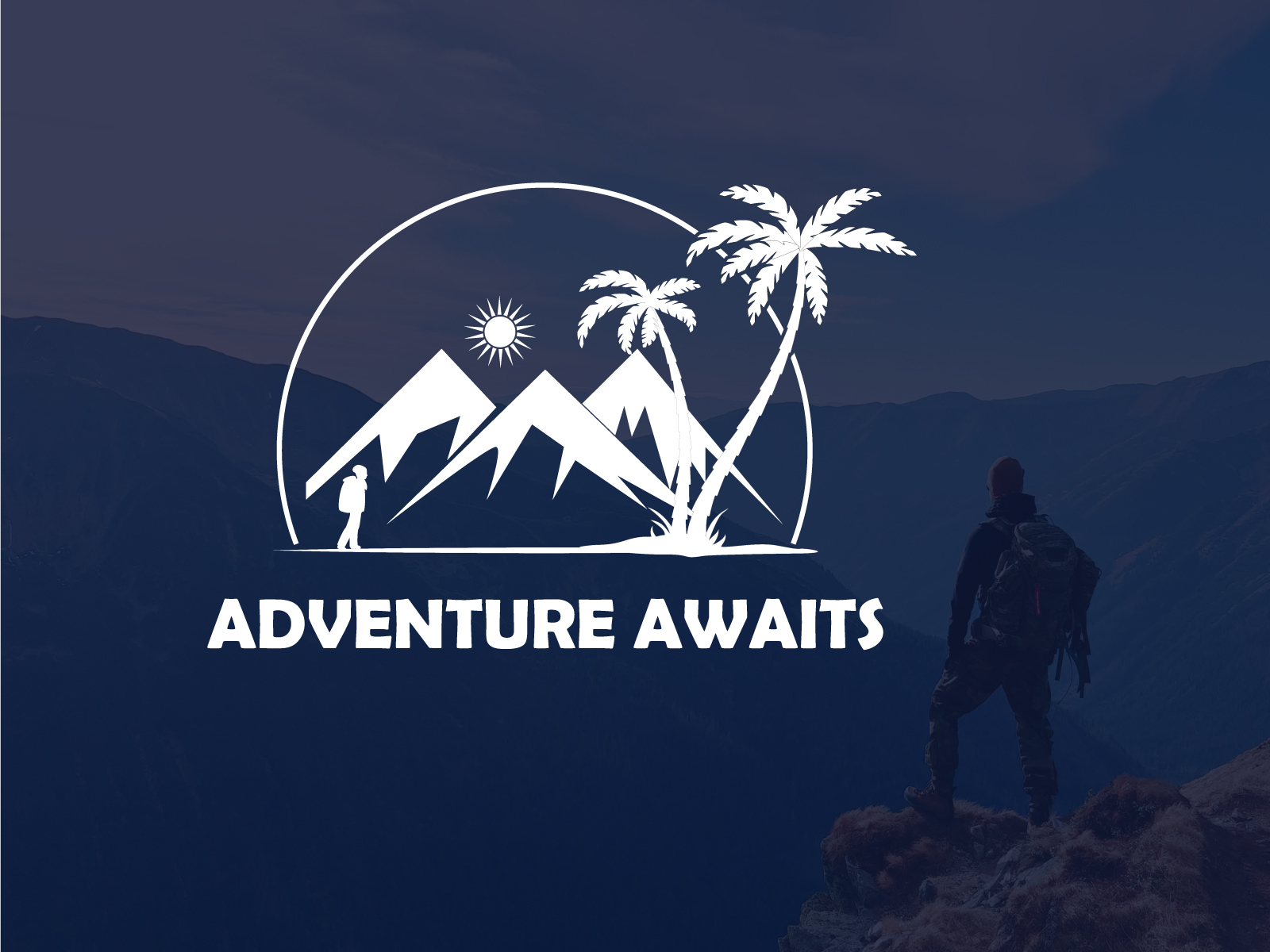 Adventure awaits logo design by Al-Amin Bin Ashad Ali on Dribbble