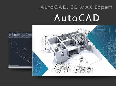 AutoCAD 2d drawing achitecture autocad building exterior floorplan interior