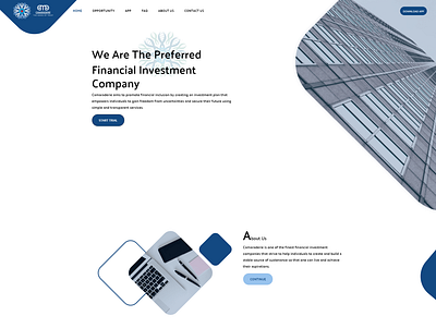 Camaraderie design finances web